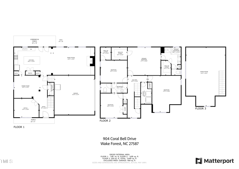 904 Coral Bell Dr, Wake Forest, NC 27587