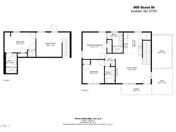 905 Scout Dr, Durham, NC 27707