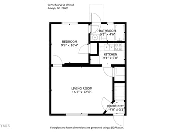 907 St Marys St #A4, Raleigh, NC 27605
