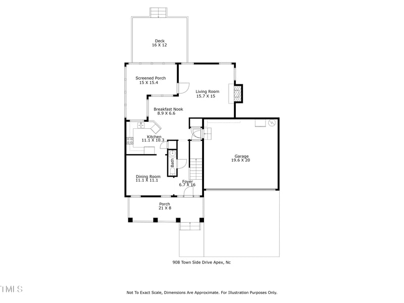 908 Town Side Dr, Apex, NC 27502