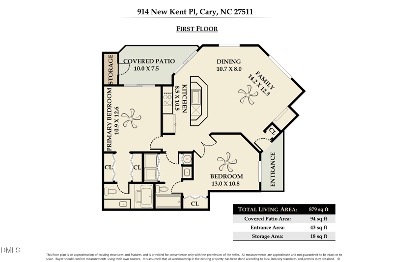 914 New Kent Pl #N/A, Cary, NC 27511