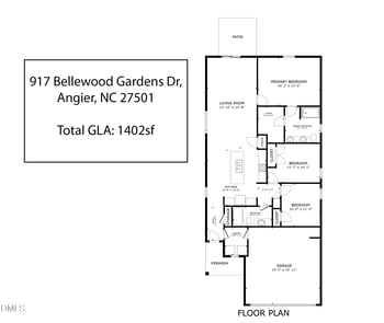 917 Bellewood Gardens Dr, Angier, NC 27501