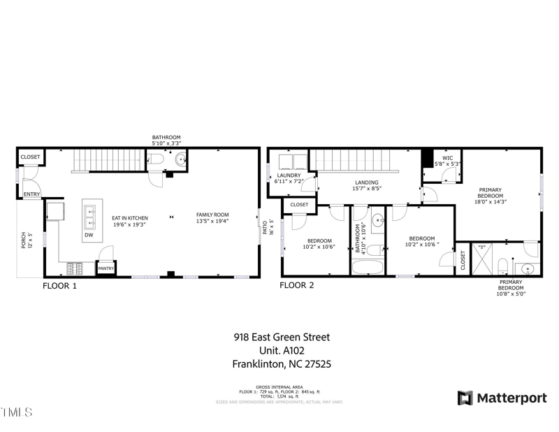 918 Green St #A102, Franklinton, NC 27525