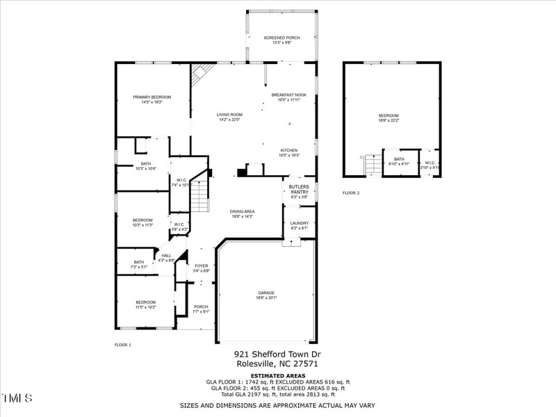 921 Shefford Town Dr, Rolesville, NC 27571