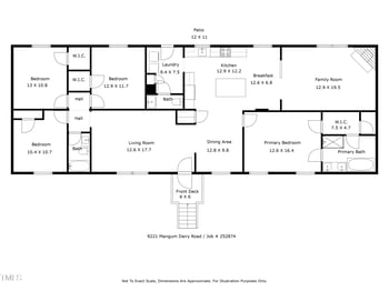 9221 Mangum Dairy Rd, Wake Forest, NC 27587