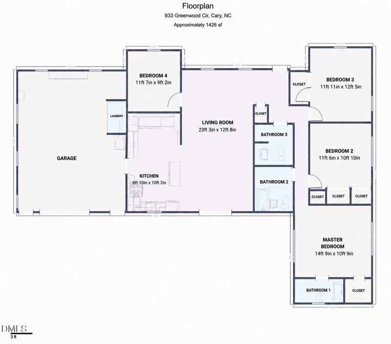 933 Greenwood Cir, Cary, NC 27511