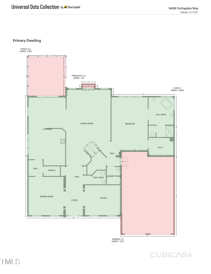 9409 Collingdale Way, Raleigh, NC 27617