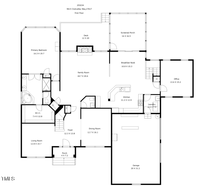 9615 Clubvalley Way, Raleigh, NC 27617