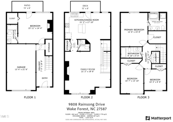 9808 Rainsong Dr, Wake Forest, NC 27587
