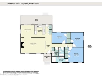 9816 Leslie Dr, Chapel Hill, NC 27516
