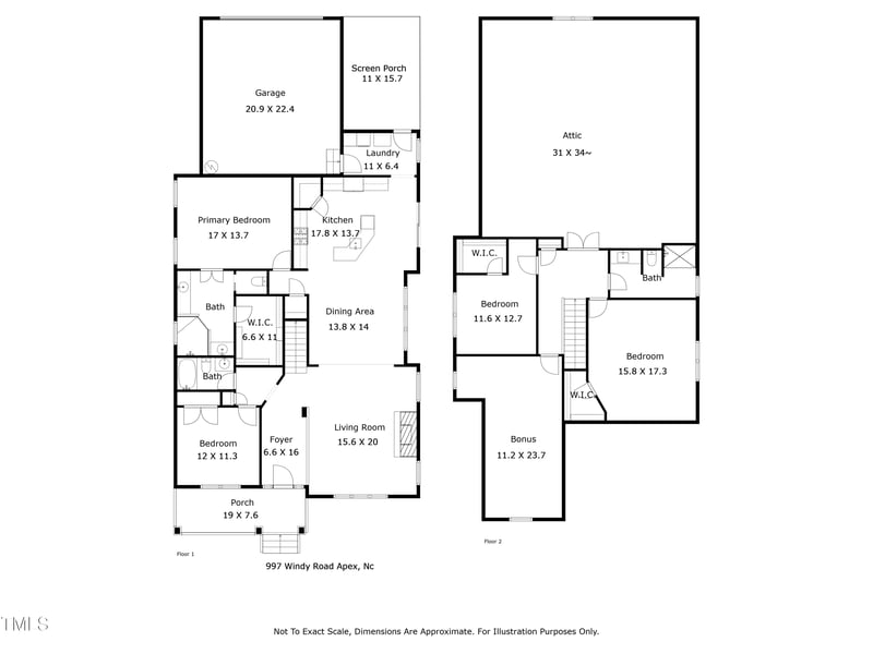 997 Windy Rd, Apex, NC 27502