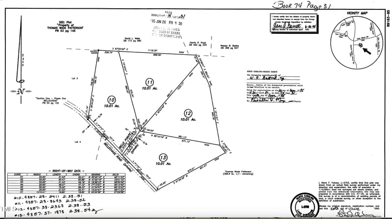 Lot 10 Bellechase Rd Lot 10, Hillsborough, NC 27278