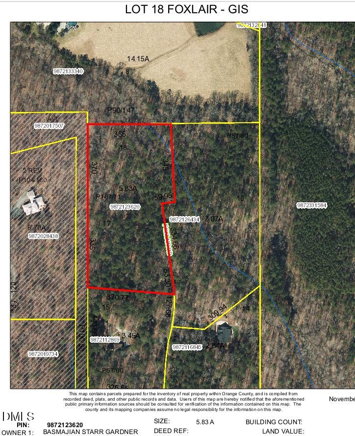 Lot 18 Foxlair Rd, Chapel Hill, NC 27516