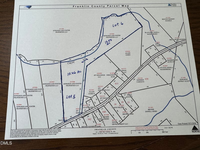 Lot 5 - 6 Sutton Rd Lot 5, 6, Louisburg, NC 27549