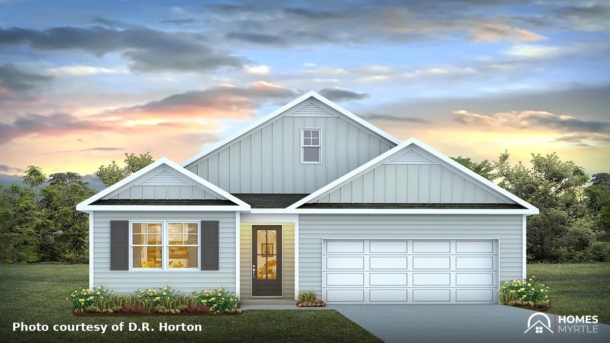D.R. Horton Calvert Floor Plan in Horry County SC — Price by Community