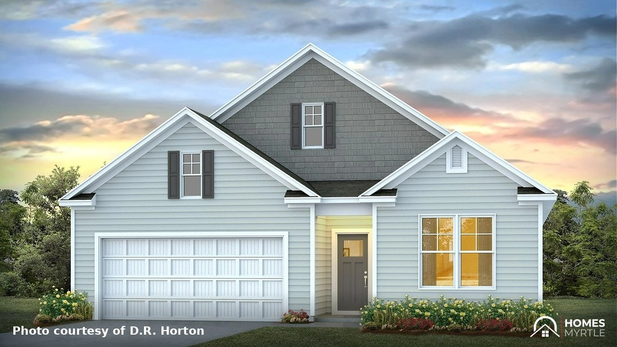 D.R. Horton Dover Floor Plan in Horry County SC — Price by Community