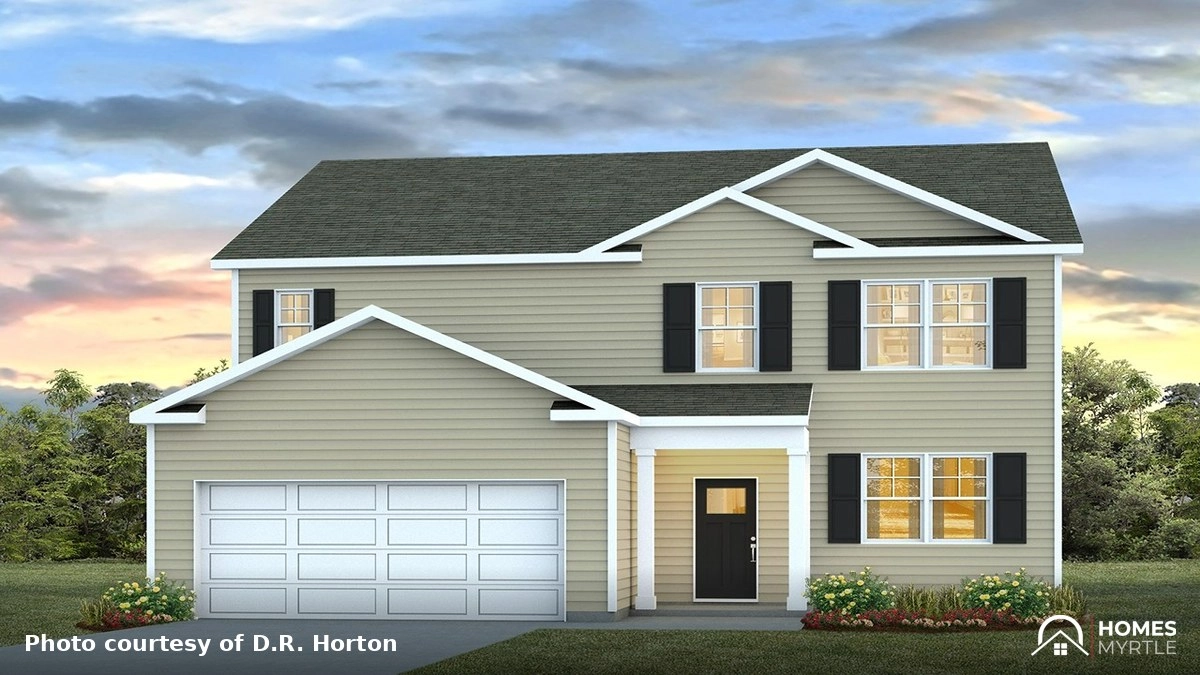 D.R. Horton Elle Floor Plan in Horry County SC — Price by Community