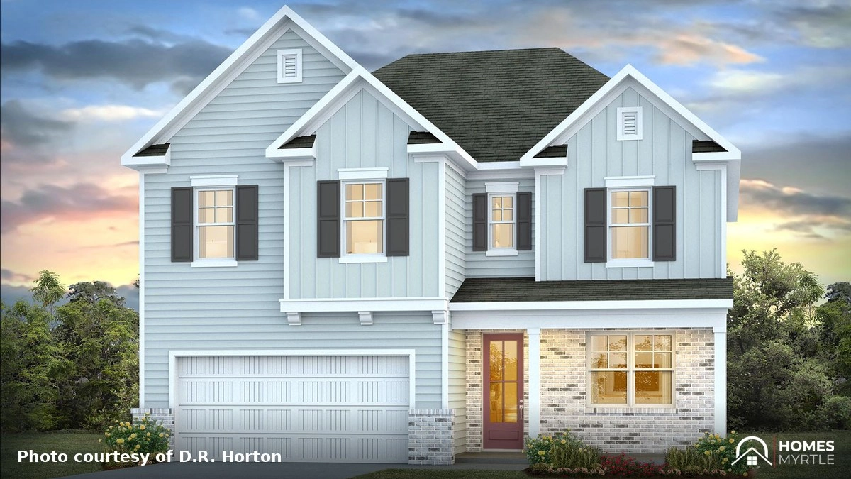D.R. Horton Glynn Floor Plan in Horry County SC — Price by Community