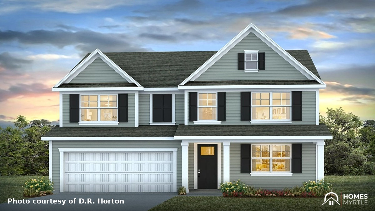 D.R. Horton Harbor Oak Floor Plan in Horry County SC — Price by Community