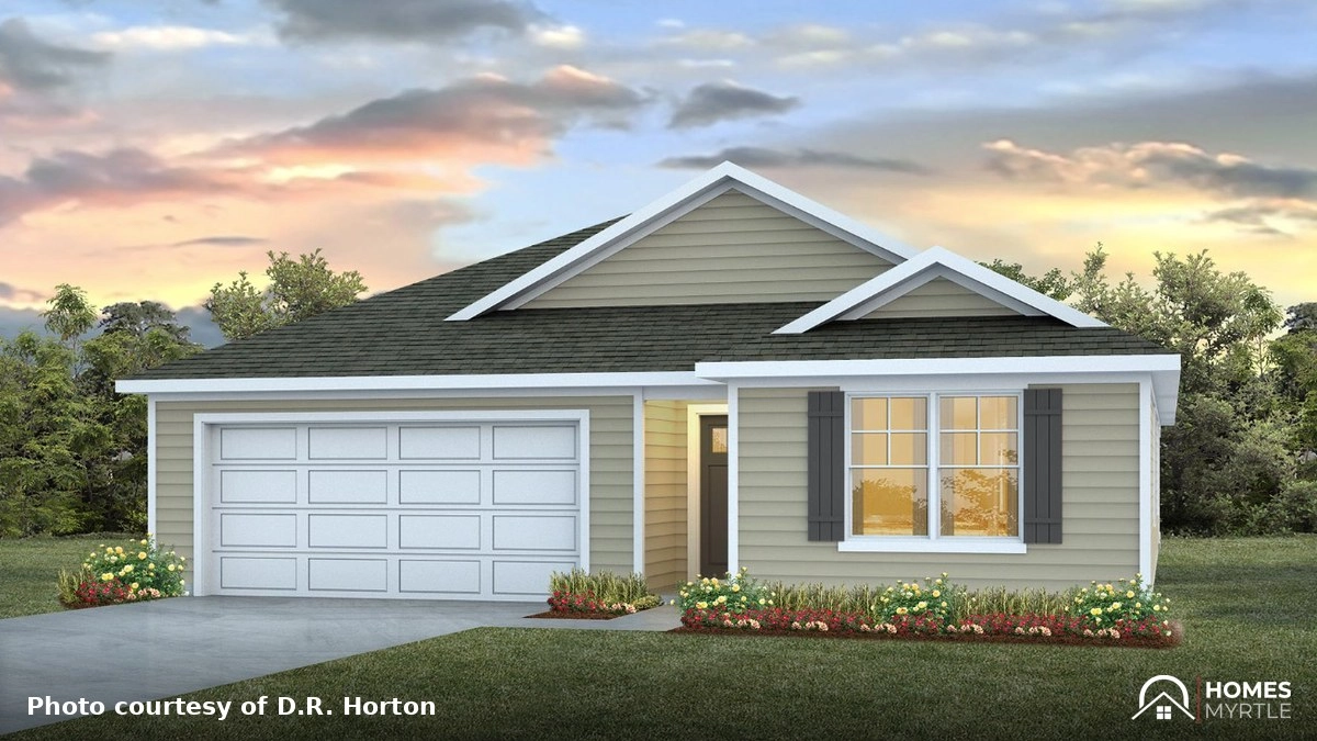 D.R. Horton Lakeside Floor Plan in Horry County SC — Price by Community