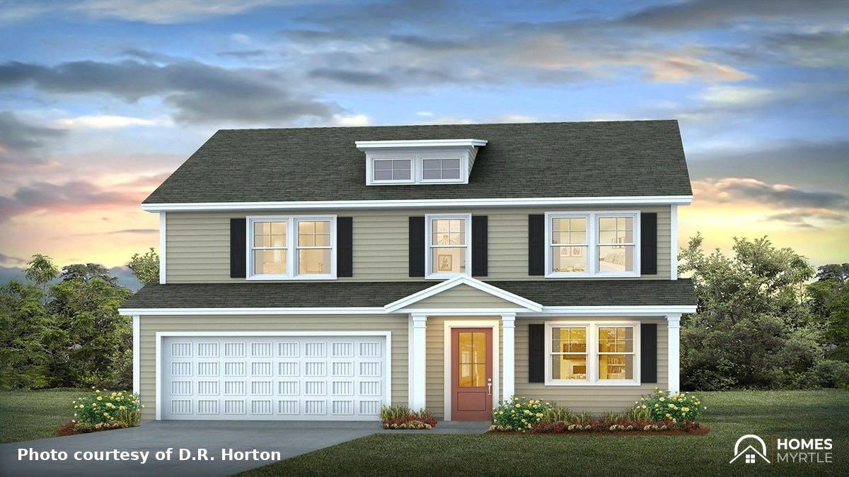 D.R. Horton Tillman Floor Plan in Horry County SC — Price by Community