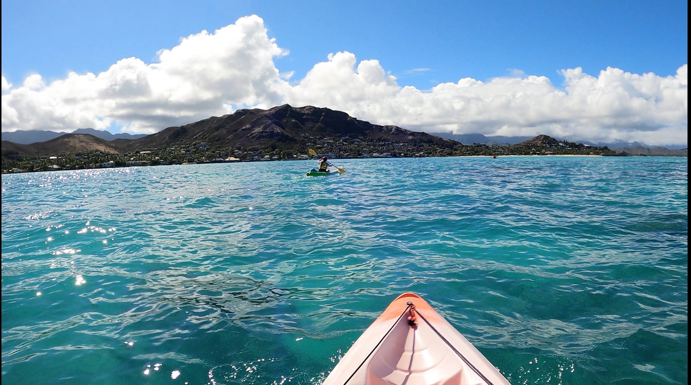 Paddling on Oʻahu