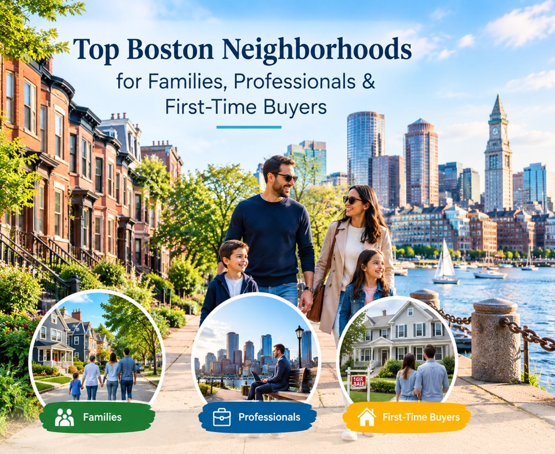 Top Boston Neighborhoods for Families, Professionals & First-Time Buyers