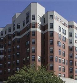 Exterior of Church Corner apartments in Cambridge
