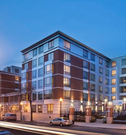 50 West Broadway exterior shown in the original building guide