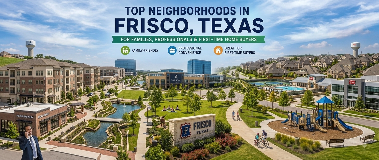 Top Neighborhoods in Frisco for Families, Professionals & First-Time Home Buyers