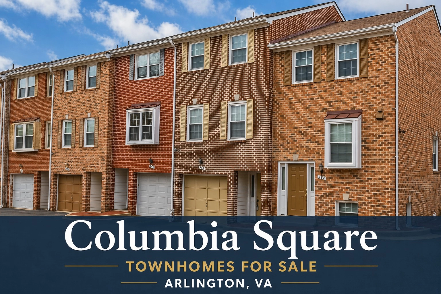 Columbia Square Townhomes for Sale – Arlington, VA