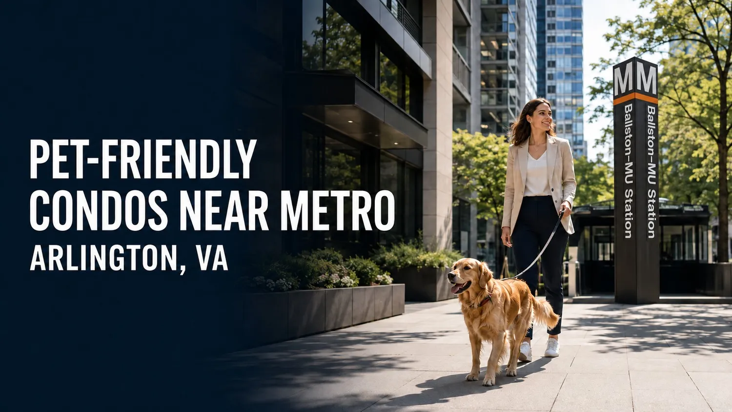 Pet-Friendly Condos Near Metro in Arlington, VA