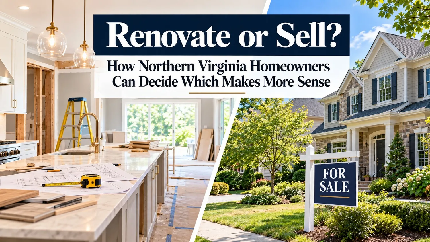 Renovate or Sell? A Northern Virginia Homeowner's Guide