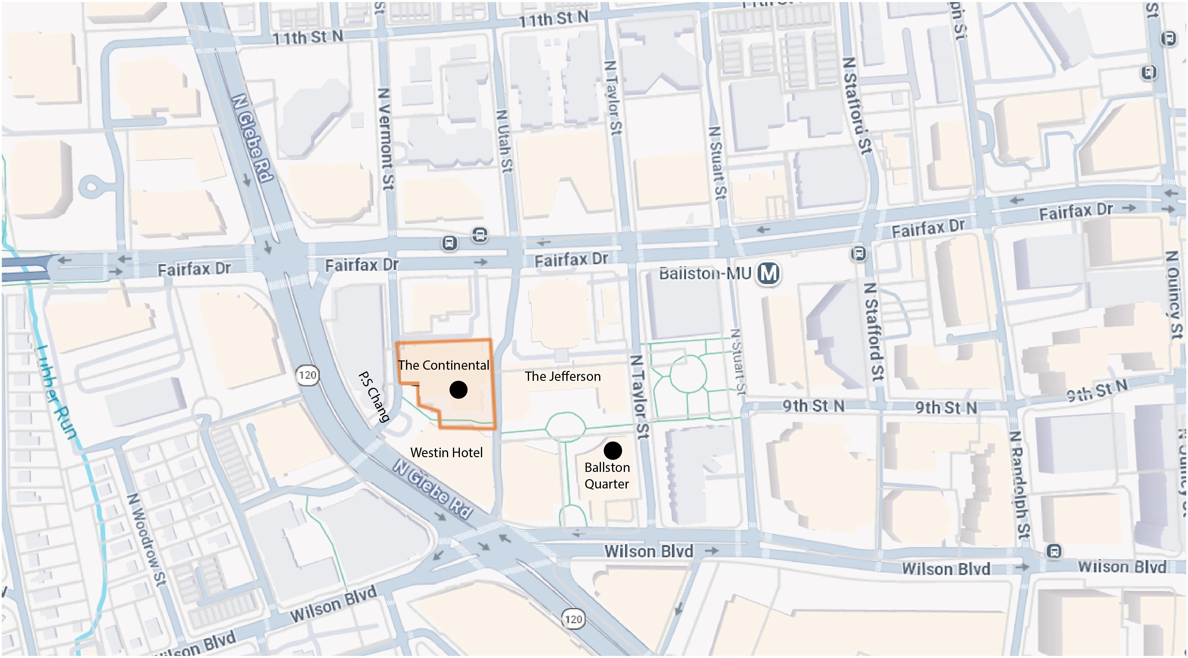 continental-condos map location