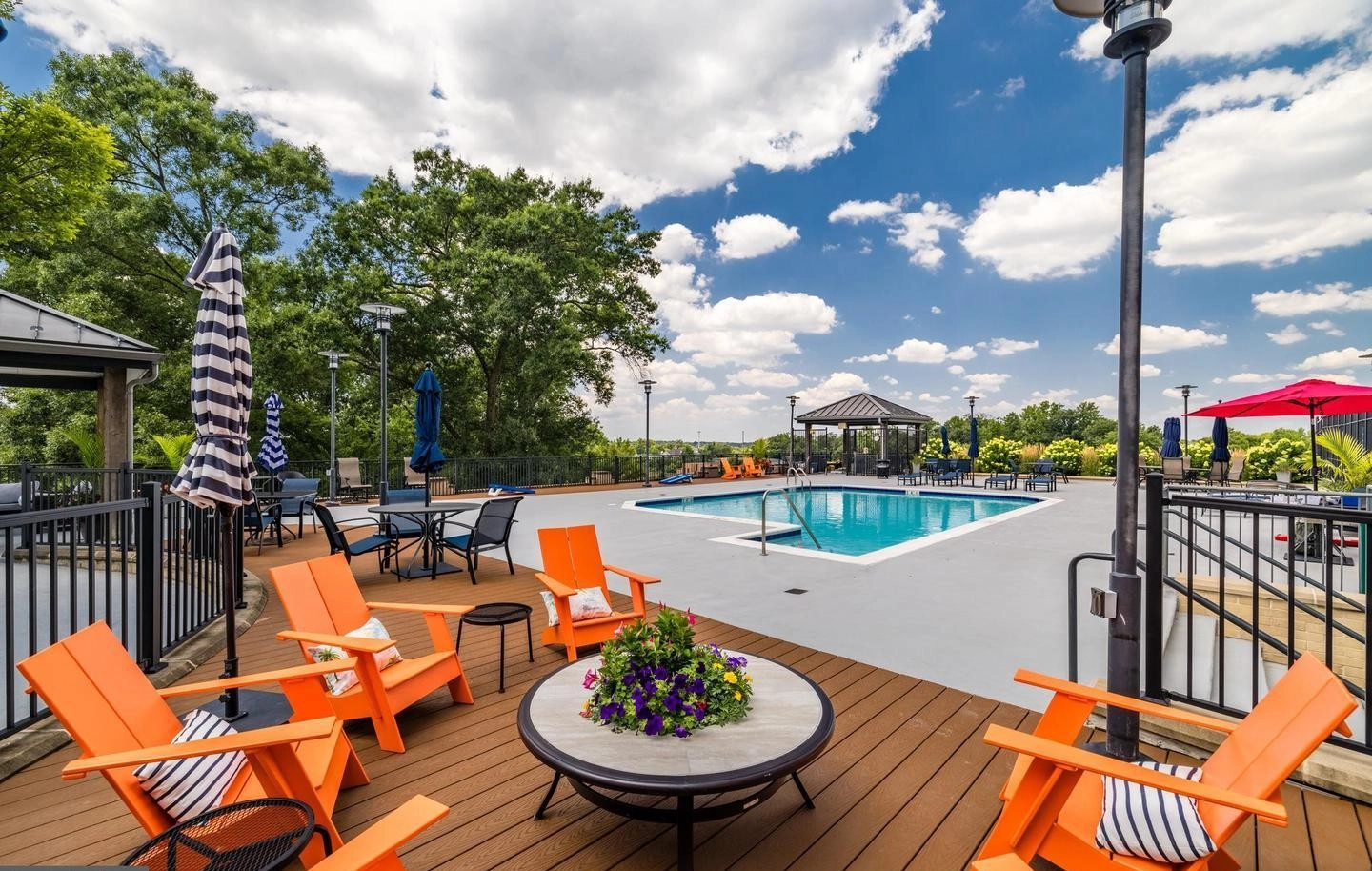 Paramount condo pool area