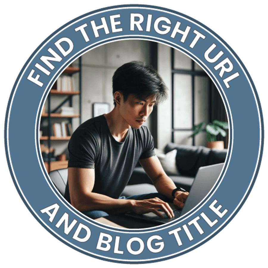 find the right url and blog title