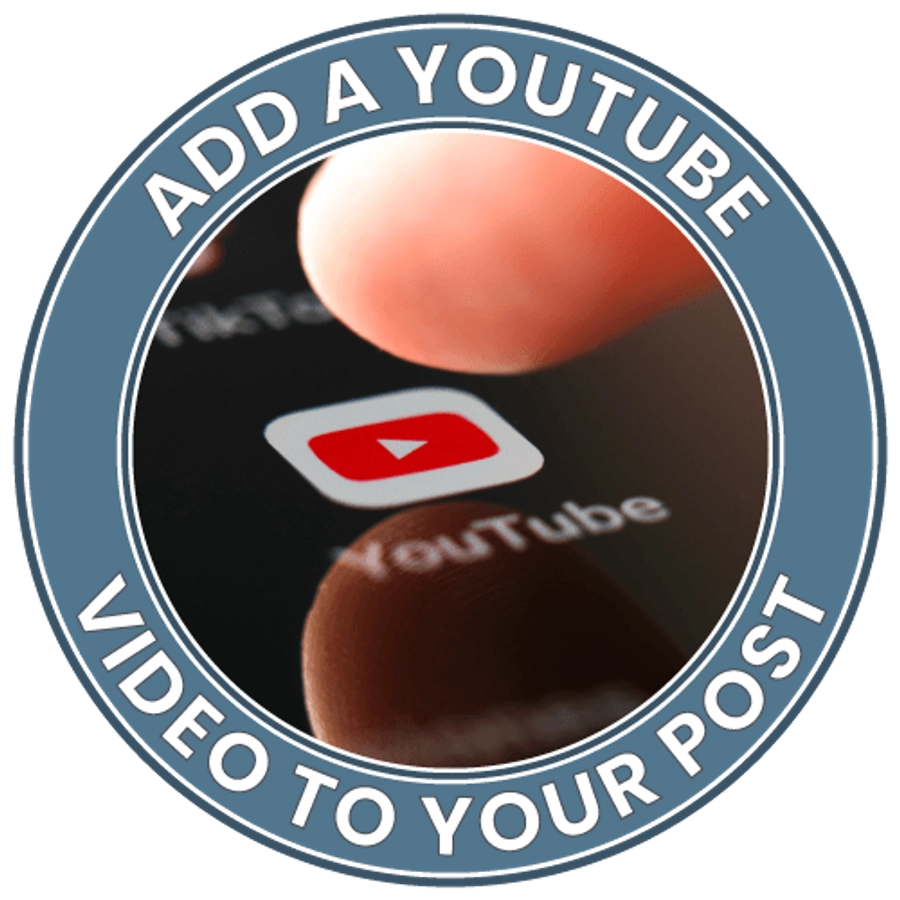 add a youtube video to your post