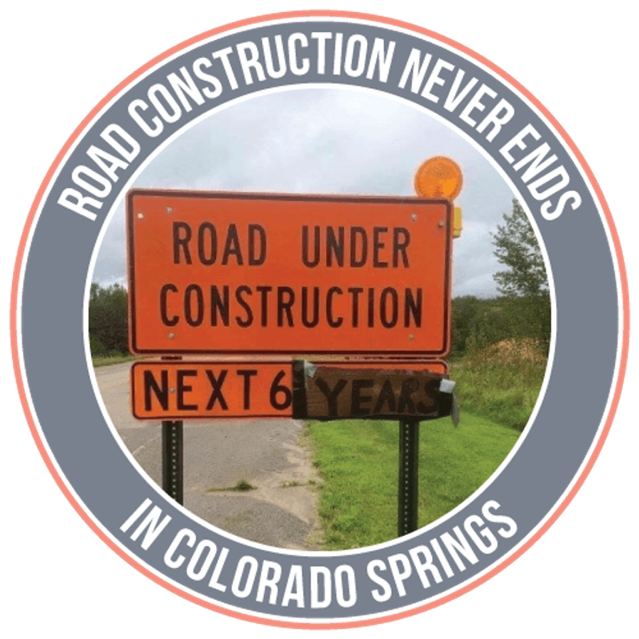 Road construction never ends in Colorado Springs