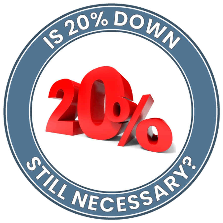 is 20 percent down really necessary