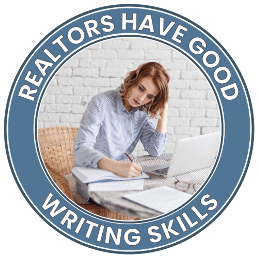 Realtors have great writing skills