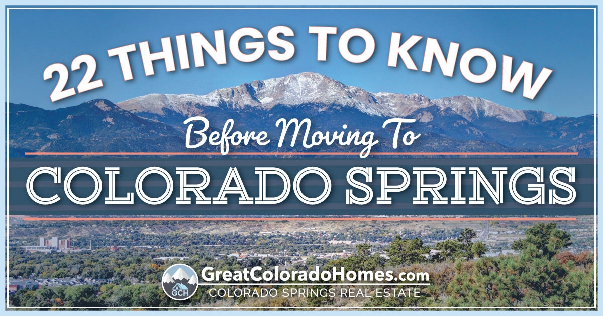 22 Things to Know Before Moving to Colorado Springs