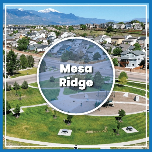 Mesa Ridge Neighborhood in Fountain CO