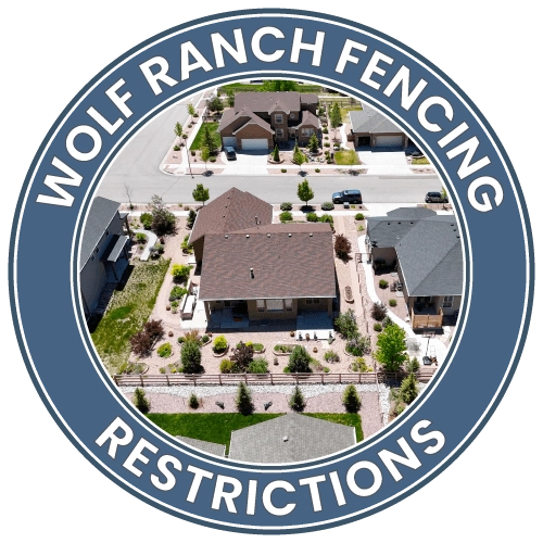 Wolf Ranch Fencing Restrictions