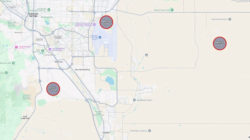 Military Installations in Colorado Springs