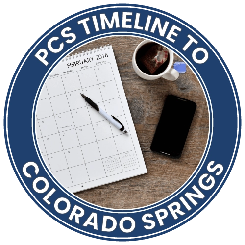 PCS timeline to colorado springs