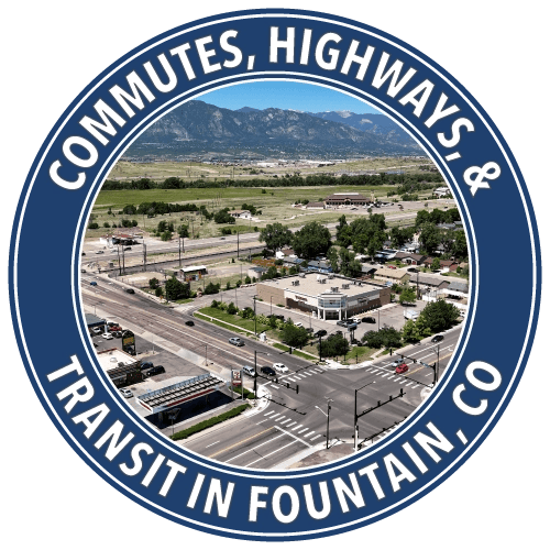Commutes highways and transit in fountain co
