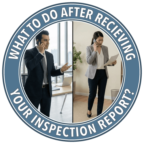what to do after receiving your inspection report
