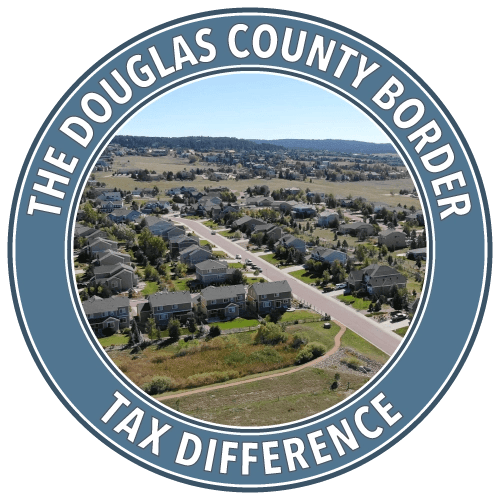 the douglas county border tax difference