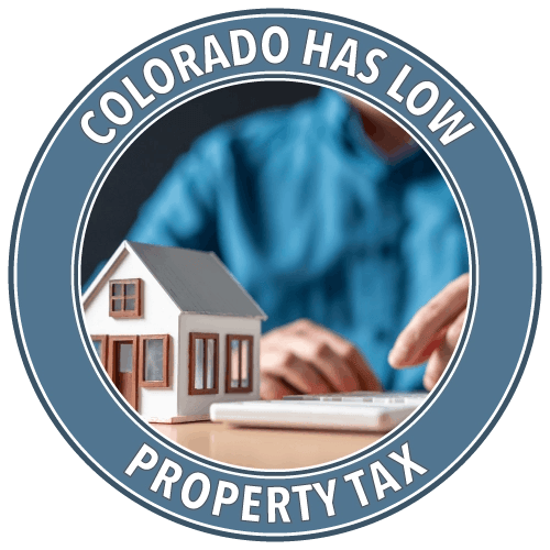 Colorado has low property tax