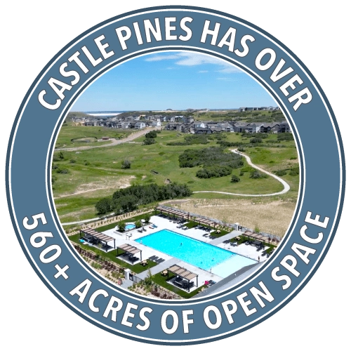 Castle Pines has over 560 acres of open space